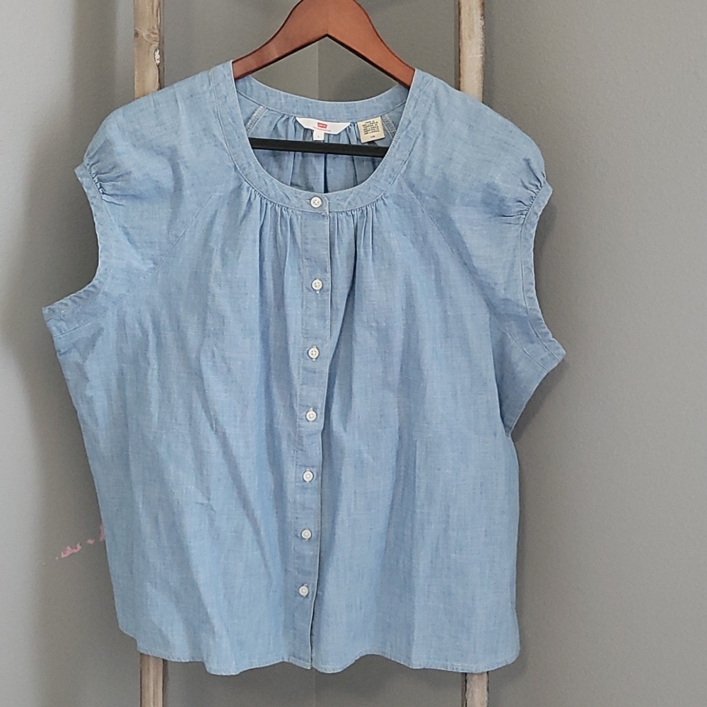 Chambray button up
